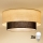 Brilagi - LED-Deckenleuchte BOHO STYLE 3xE27/15W/230V Ø 60 cm creme/braun