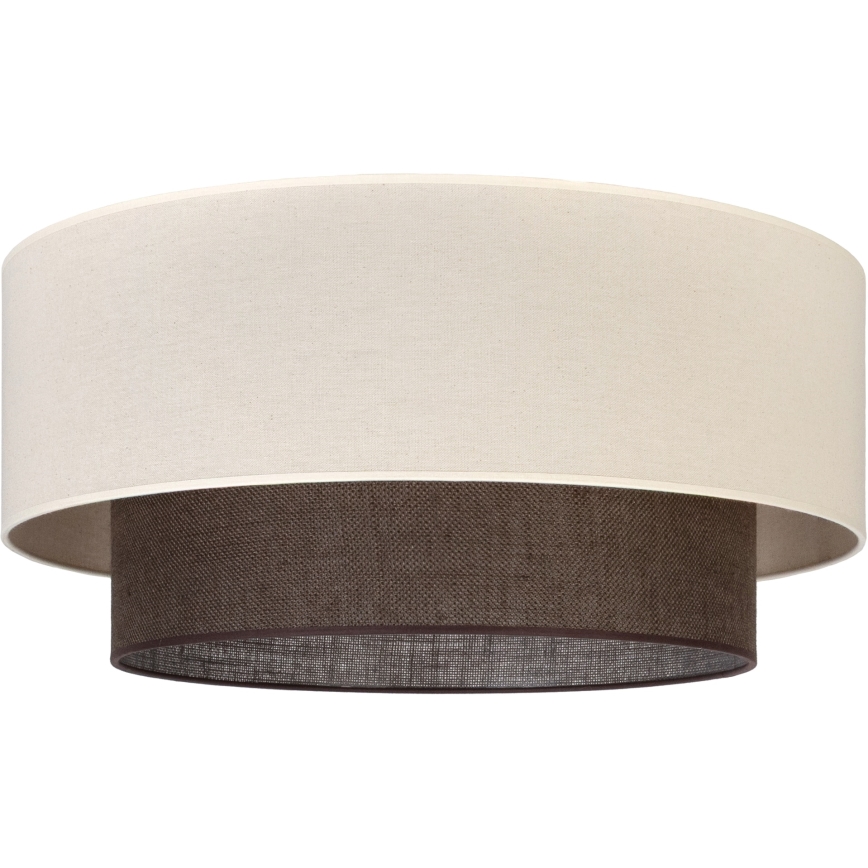 Brilagi - LED-Deckenleuchte BOHO STYLE 3xE27/15W/230V Ø 60 cm creme/braun