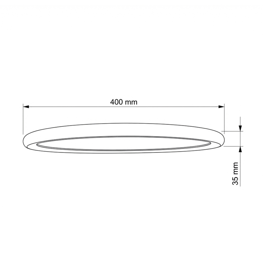 Brilagi - LED-Deckenleuchte CARLOS LED/24W/230V Ø 40 cm weiß