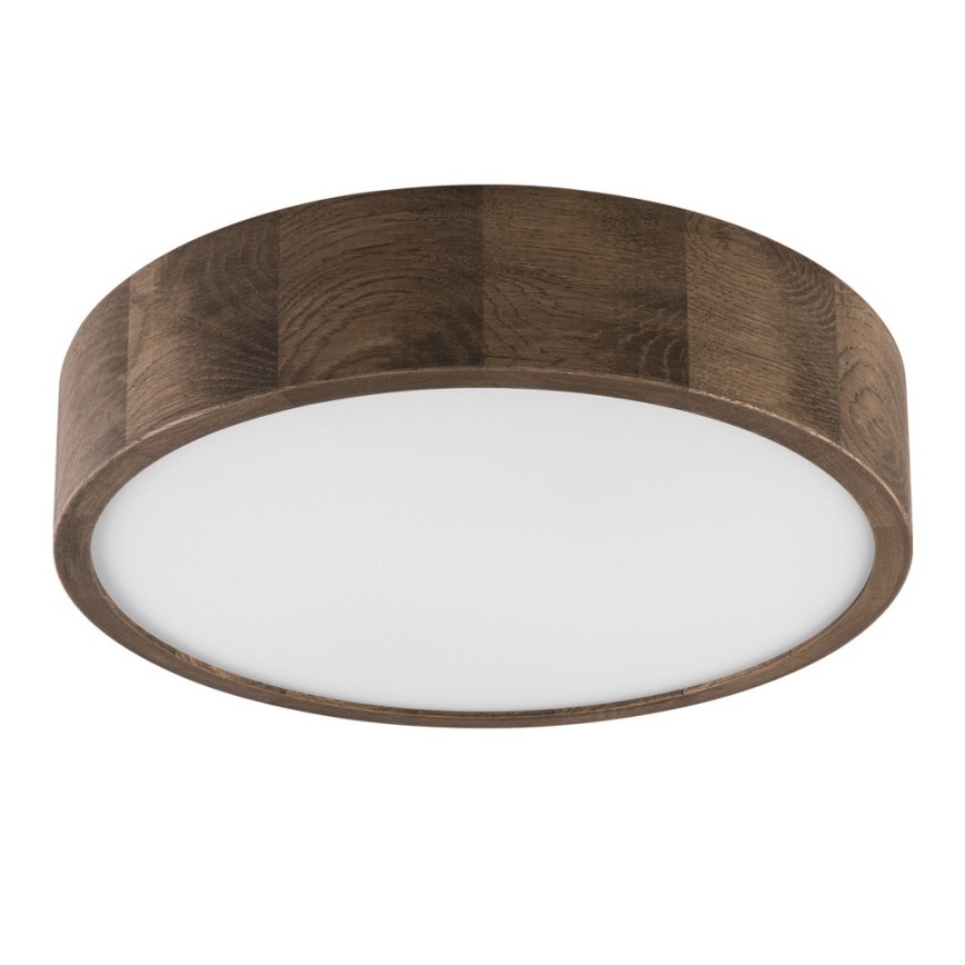 Brilagi - LED-Deckenleuchte CARVALHO 2xE27/15W/230V Eiche/Nussbaum Ø 37 cm