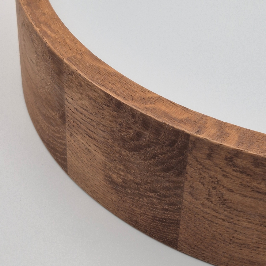 Brilagi - LED Deckenleuchte CARVALHO 2xE27/60W/230V Eiche-Kirsche Ø 37 cm