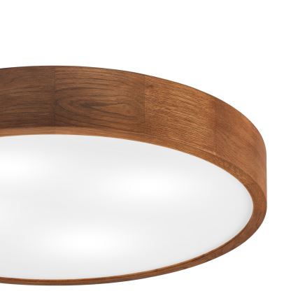 Brilagi - LED Deckenleuchte CARVALHO 4xE27/60W/230V Eiche Kirschbaum Ø 57,5 cm