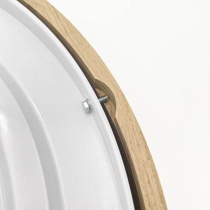 Brilagi - LED-Deckenleuchte CARVALHO 4xE27/60W/230V Eiche Ø 57,5 cm