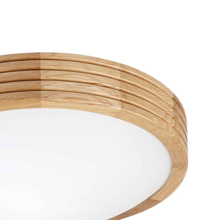 Brilagi - LED-Deckenleuchte CARVALHO MODERN SLIM 1xE27/60W/230V Ø 27,5 cm Eiche