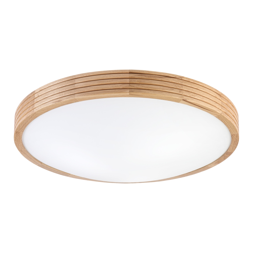 Brilagi - LED-Deckenleuchte CARVALHO MODERN SLIM 3xE27/60W/230V Ø 47,5 cm Eiche