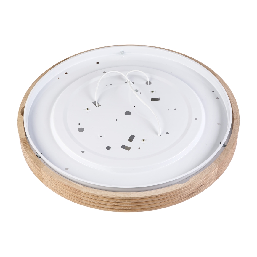 Brilagi - LED-Deckenleuchte CARVALHO MODERN SLIM 3xE27/60W/230V Ø 47,5 cm Eiche