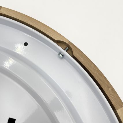 Brilagi - LED-Deckenleuchte CARVALHO MODERN SLIM 3xE27/60W/230V Ø 47,5 cm Eiche