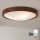 Brilagi - LED-Deckenleuchte CARVALHO SLIM 3x E27/15W/230V Eiche/Nussbaum Ø 47 cm