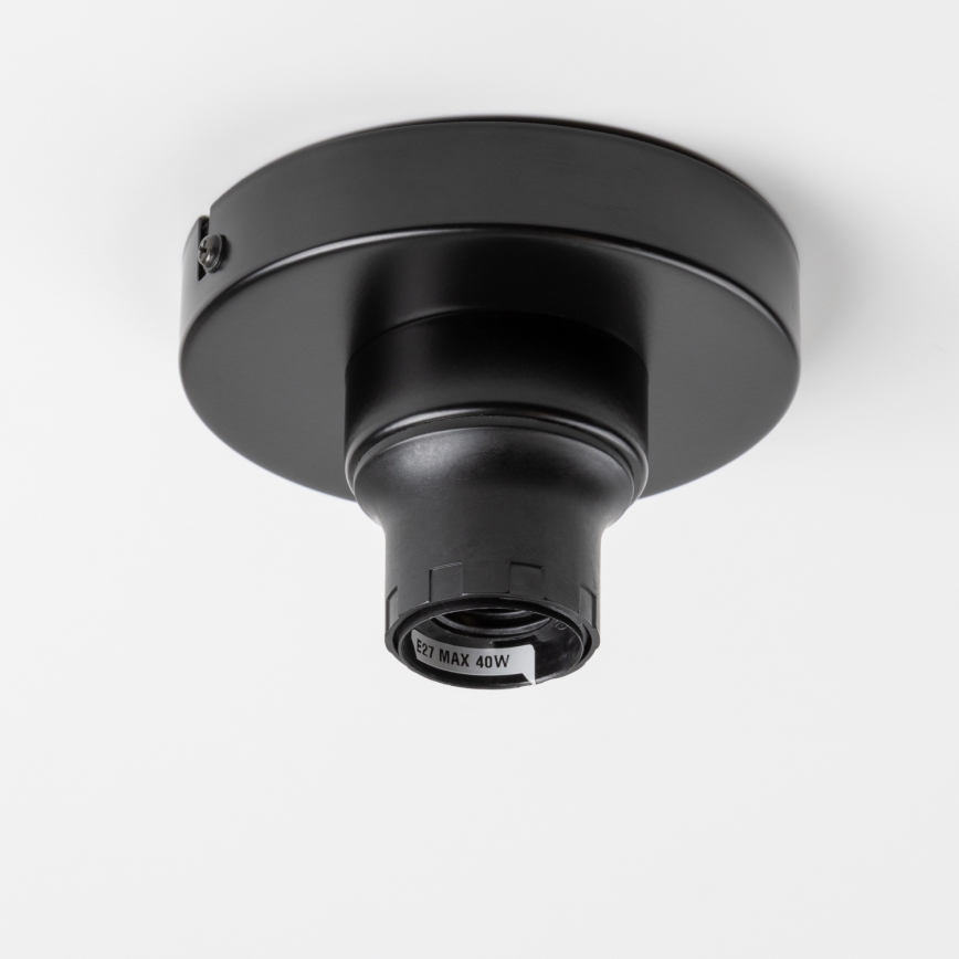 Brilagi - LED-Deckenleuchte CERIA BOHO 1xE27/40W/230V Ø 80 cm schwarz/braun