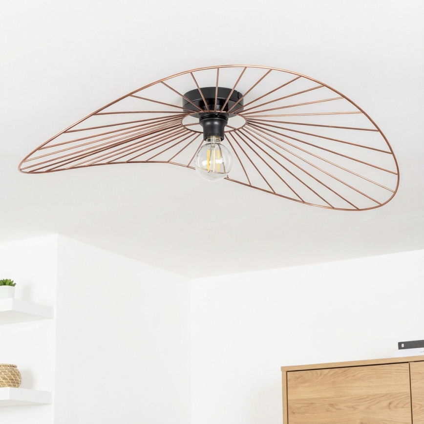 Brilagi - LED-Deckenleuchte CERIA WIRE 1xE27/40W/230V 60x80 cm Bronze