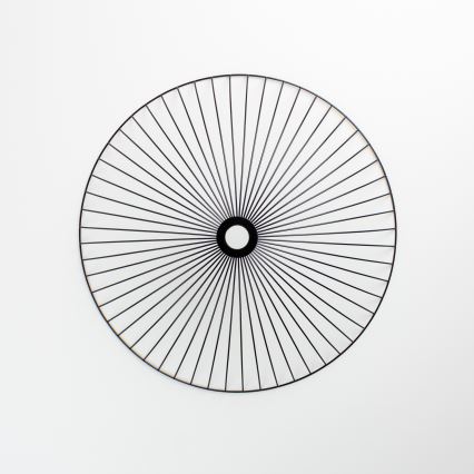 Brilagi - LED-Deckenleuchte CERIA WIRE 1xE27/40W/230V Ø 60 cm schwarz/Eiche