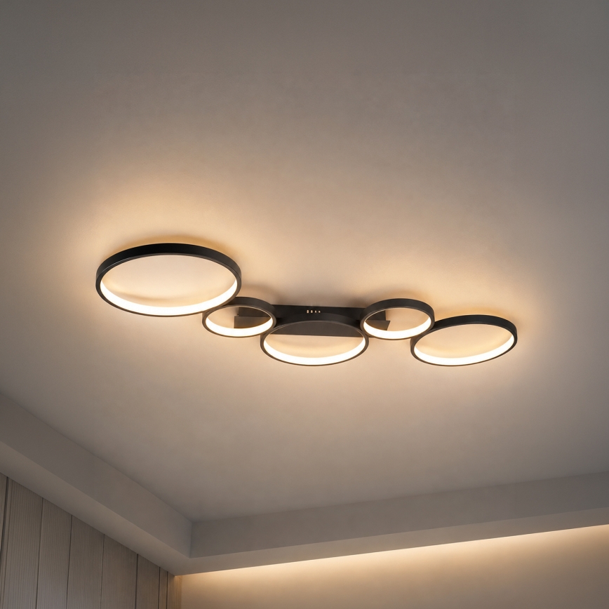 BRILAGI - LED-Deckenleuchte ECHO LED/60W/230V 4000K 45x110 cm schwarz