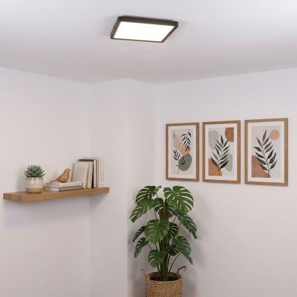 Brilagi - LED Deckenleuchte ESTELA SQUARE LED/24W/230V 31x31 cm schwarz