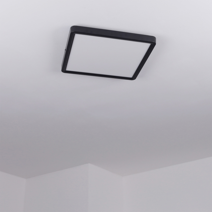 Brilagi - LED Deckenleuchte ESTELA SQUARE LED/24W/230V 31x31 cm schwarz