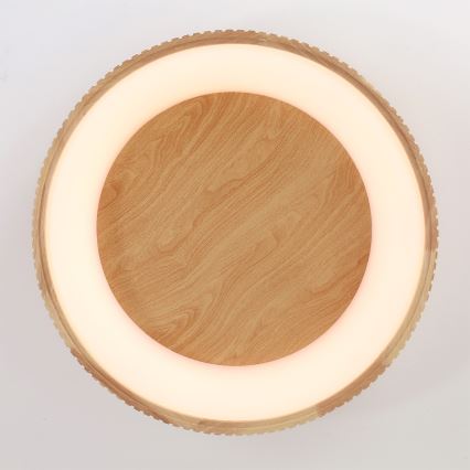 Brilagi - LED Deckenleuchte FALCON WOOD MODERN LED/40W/230V 3000/4000/6000K Ø 60 cm Holz