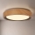 Brilagi - LED-Deckenleuchte FLOCO LED/24W/230V Ø 30 cm Holzdekor/Schwarz
