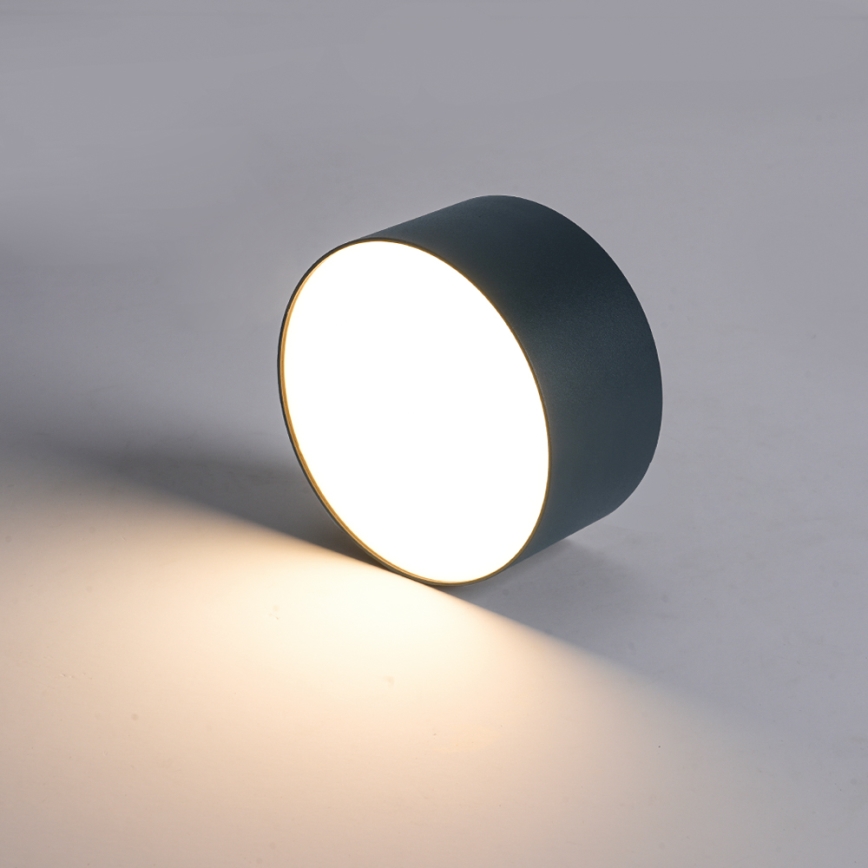 Brilagi - LED-Badezimmer-Deckenleuchte FORIS LED/9W/230V Ø 9 cm Anthrazit IP44 CRI 90
