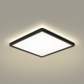 Brilagi - LED-Deckenleuchte für Badezimmer ULTRA SLIM LED/18W/230V 30x30 cm schwarz IP54