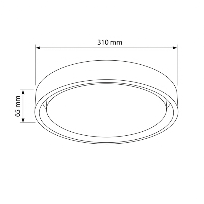 Brilagi - LED-Deckenleuchte MATTEO LED/24W/230V Ø 31 cm grün