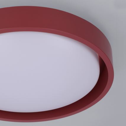 Brilagi - LED-Deckenleuchte MATTEO LED/24W/230V Ø 31 cm rot