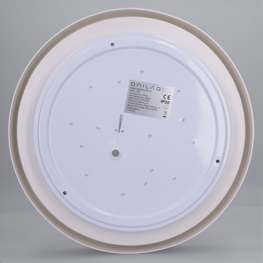 Brilagi - LED-Deckenleuchte MATTEO LED/24W/230V Ø 31 cm rot
