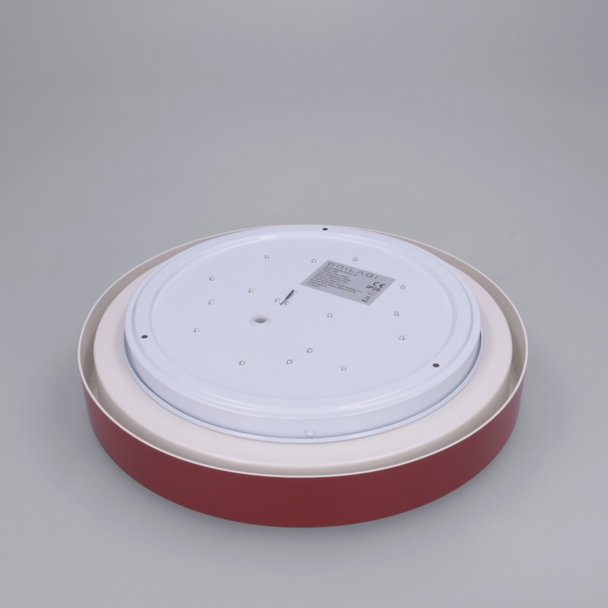 Brilagi - LED-Deckenleuchte MATTEO LED/24W/230V Ø 31 cm rot