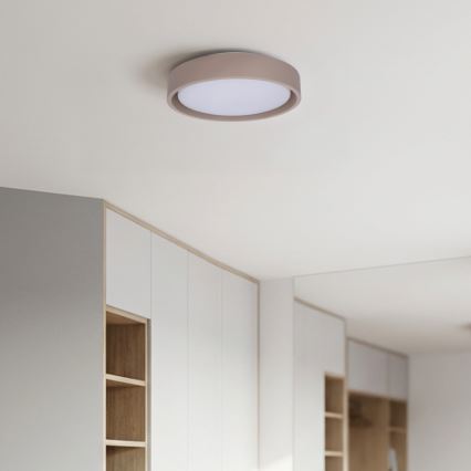 Brilagi - LED-Deckenleuchte MATTEO LED/24W/230V Ø 31 cm taupe
