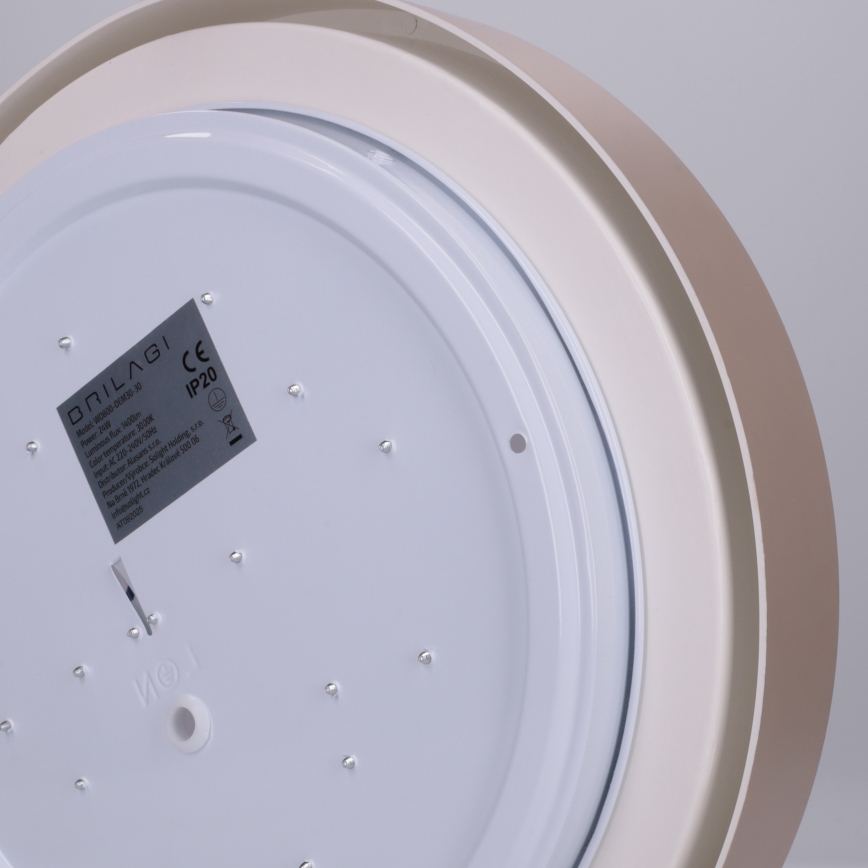 Brilagi - LED-Deckenleuchte MATTEO LED/24W/230V Ø 31 cm taupe