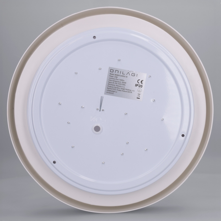 Brilagi - LED-Deckenleuchte MATTEO LED/24W/230V Ø 31 cm türkis