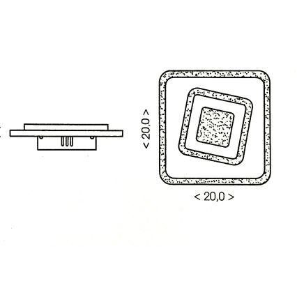 Brilagi - LED Deckenleuchte MODERN MINI LED/32W/230V 3000/4000/6000K