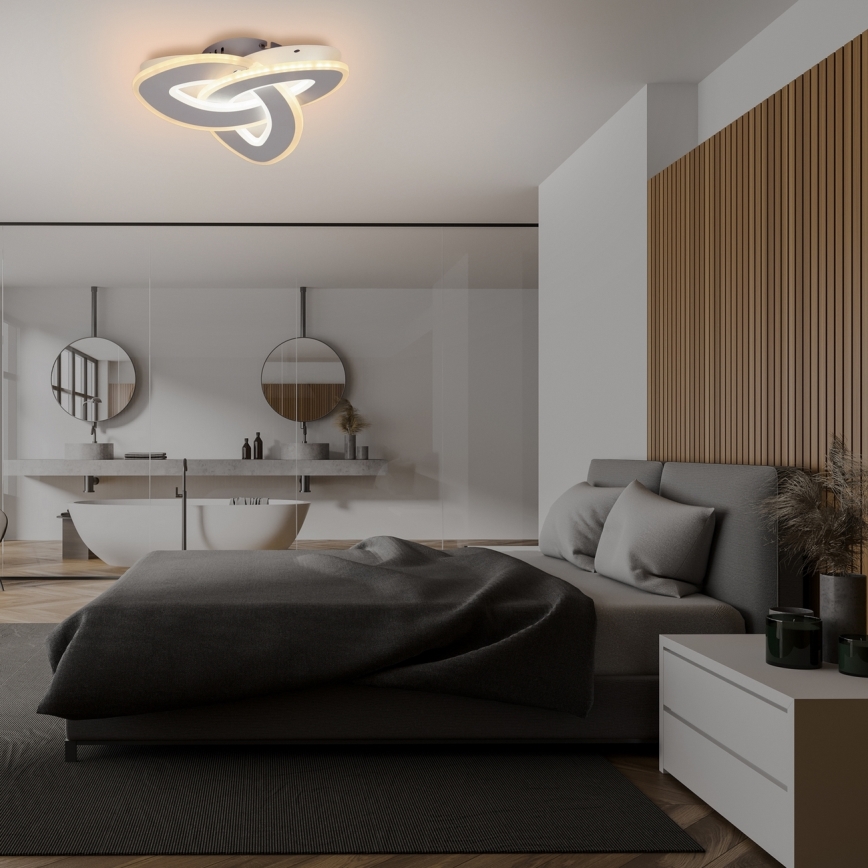 Brilagi - dimmbare LED-Deckenleuchte MODERN MINI LED/49W/230V 3000-6000K 30x30 cm + Fernbedienung