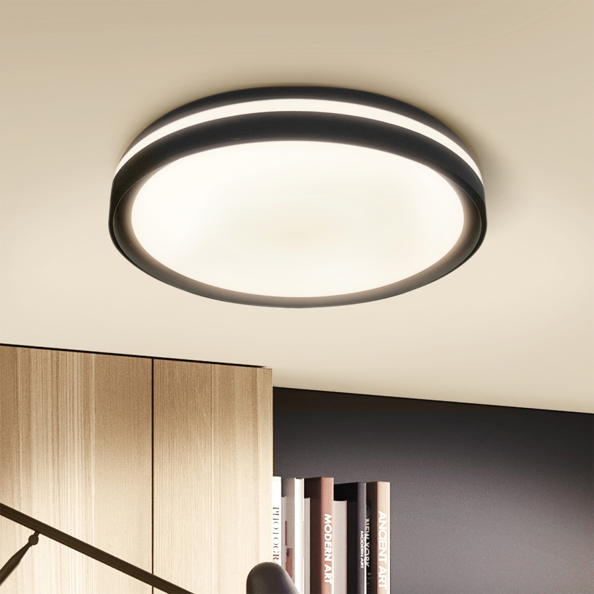 Brilagi - LED-Deckenleuchte NAOMI LED/24W/230V Ø 28,5 cm schwarz