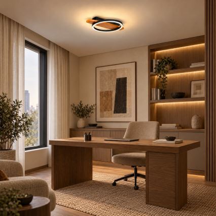 BRILAGI - LED Deckenleuchte PLANK LED/16W/230V 4000K 30x40 cm Holz