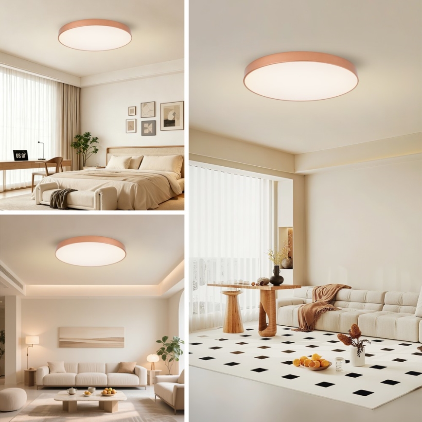 BRILAGI - LED-Deckenleuchte POOL LED/100W/230V 3000/4000/6000K Ø 80 cm kupferfarben