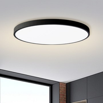 Brilagi - LED-Deckenleuchte POOL LED/180W/230V 3000/4500/6000K Ø 120 cm schwarz