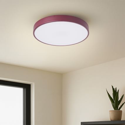 Brilagi - LED-Deckenleuchte POOL LED/36W/230V 3000/4000/6000K Ø 30 cm Burgunderrot