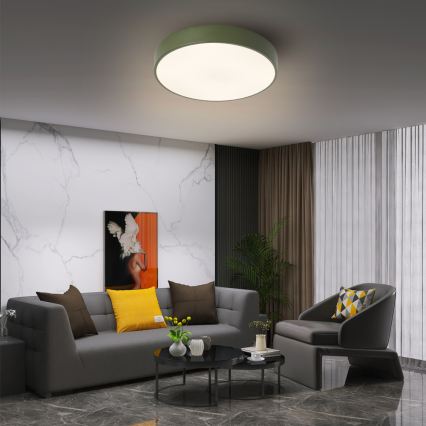 Brilagi - LED-Deckenleuchte POOL LED/36W/230V 3000/4000/6000K Ø 30 cm grün