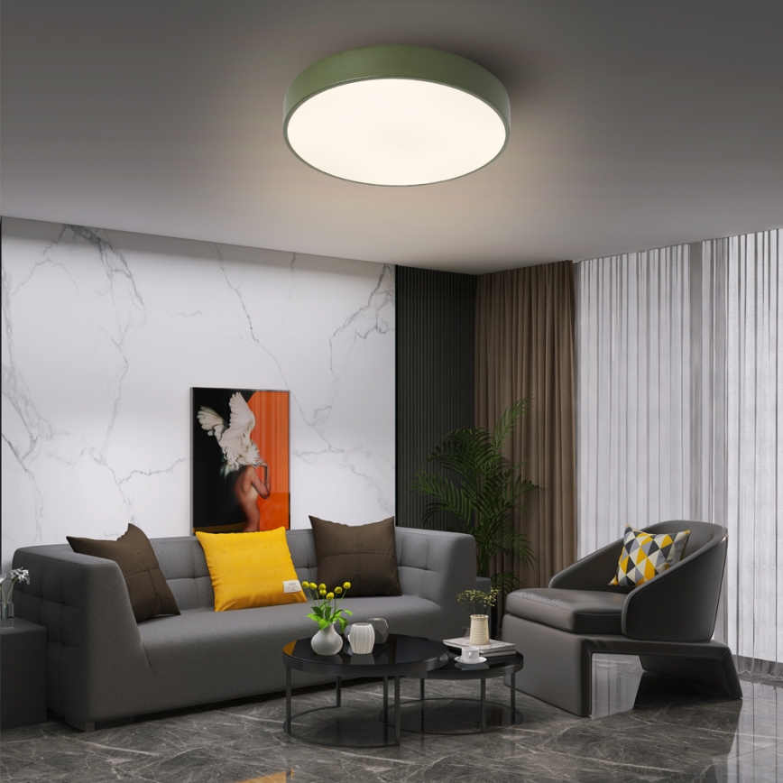 Brilagi - LED-Deckenleuchte POOL LED/36W/230V 3000/4000/6000K Ø 30 cm grün