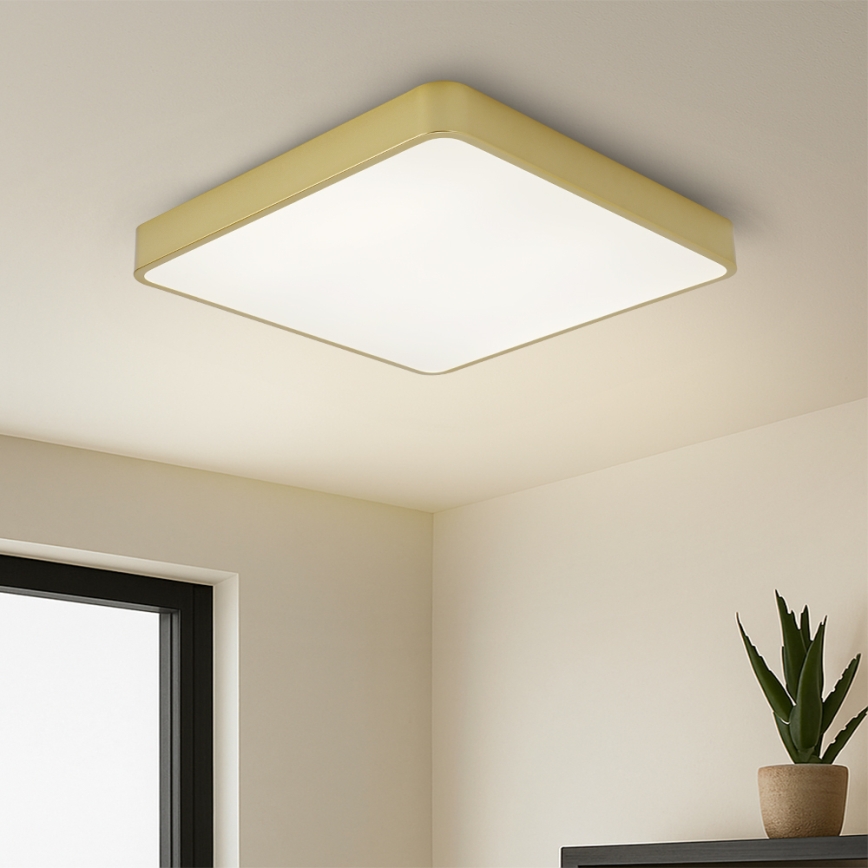 Brilagi - LED-Deckenleuchte POOL LED/48W/230V 3000/4000/6000K 50x50 cm goldfarben