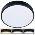 Brilagi - LED-Deckenleuchte POOL LED/48W/230V 3000/4500/6000K d 40 cm schwarz