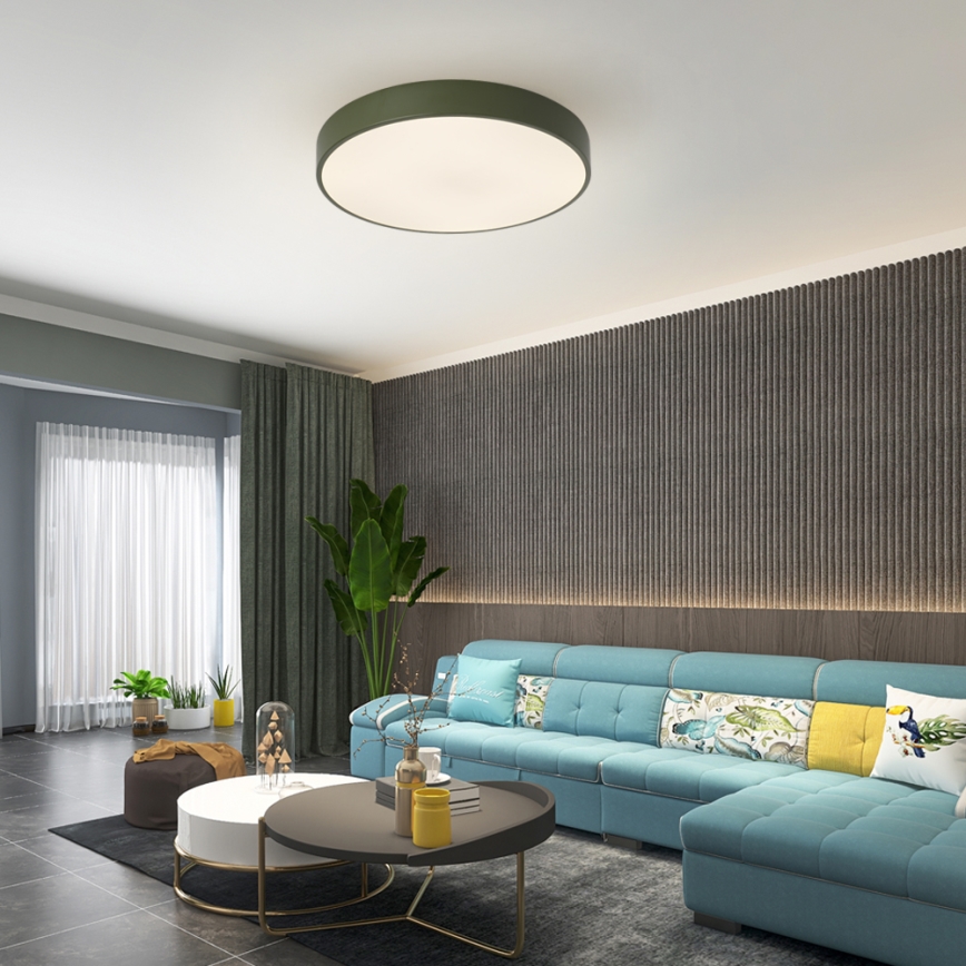 Brilagi - LED-Deckenleuchte POOL LED/60W/230V 3000/4000/6000K Ø 50 cm grün