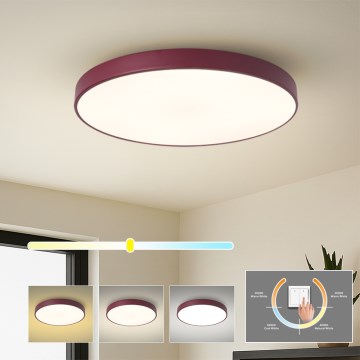 Brilagi - LED-Deckenleuchte POOL LED/60W/230V 3000/4000/6000K Ø 60 cm burgunderrot