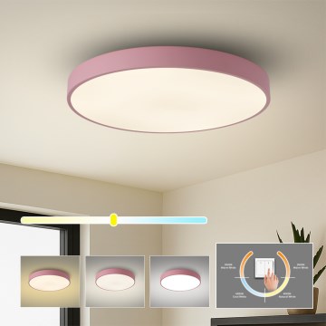 Brilagi - LED-Deckenleuchte POOL LED/60W/230V 3000/4000/6000K Ø 60 cm rosa