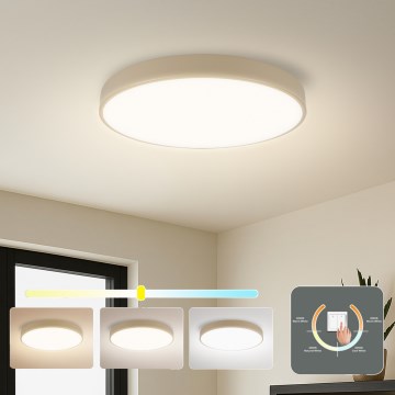 Brilagi - LED Deckenleuchte POOL LED/60W/230V 3000/4500/6000K Durchmesser 50 cm beige