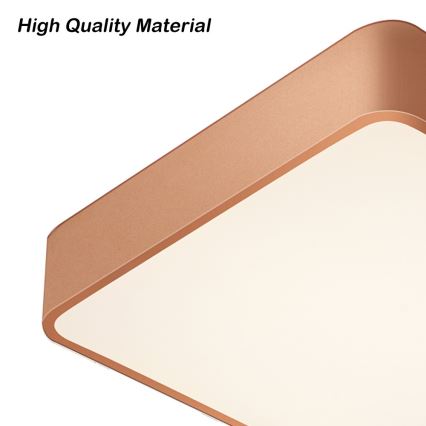 BRILAGI - LED-Deckenleuchte POOL SQUARE LED/36W/230V 3000/4000/6000K 40x40 cm bronzefarben