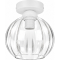 BRILAGI - LED Deckenleuchte RETRO GLASS 1xE27/60W/230V Ø 18 cm weiß/klar