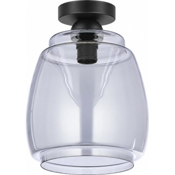 BRILAGI - LED Deckenleuchte RETRO GLASS 1xE27/60W/230V Ø 26 cm schwarz/rauchgrau