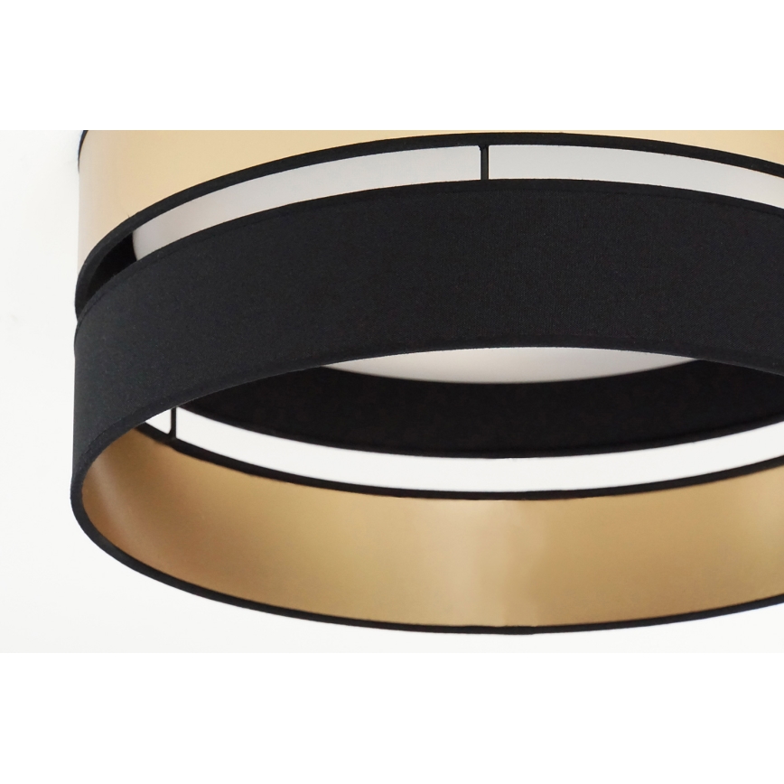 Brilagi - LED-Deckenleuchte ROYAL LED/24W/230V d 45 cm schwarz/golden