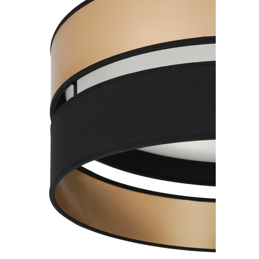 Brilagi - LED-Deckenleuchte ROYAL LED/24W/230V d 45 cm schwarz/golden