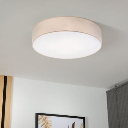 Brilagi - LED-Deckenleuchte SIRIJA 4xE27/15W/230V Ø 60 cm beige